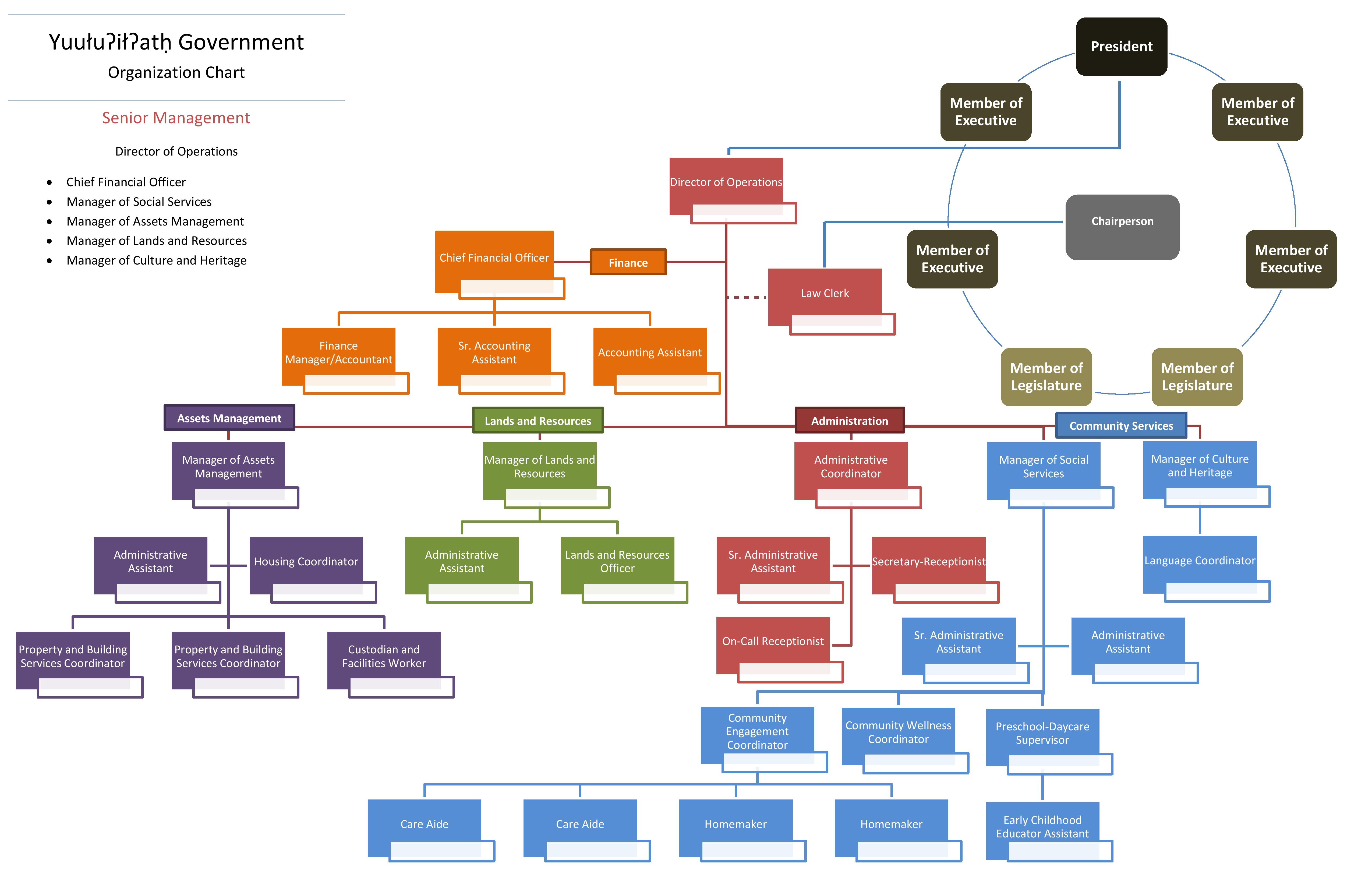 Entity Organization Chart